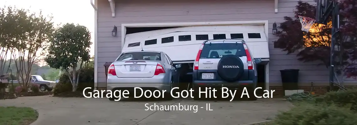 Garage Door Got Hit By A Car Schaumburg - IL