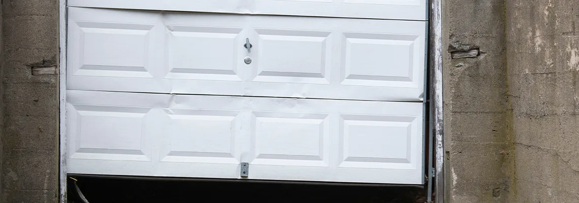 Garage Door Got Hit By A Car Dent Removal in Schaumburg, IL