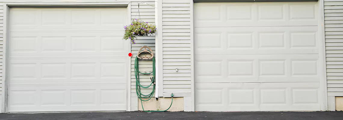 Sectional Garage Door Dropped Down Repair in Schaumburg, Illinois