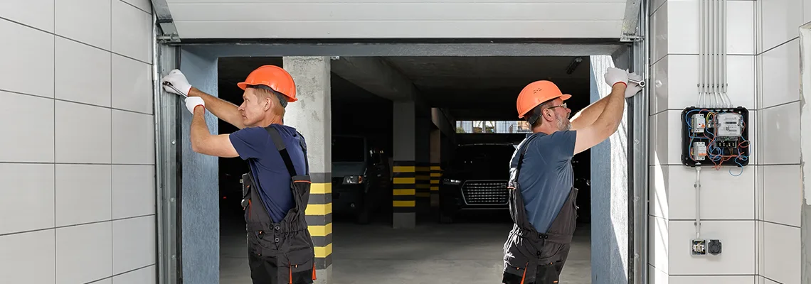 Wooden Garage Door Frame Repair in Schaumburg, Illinois